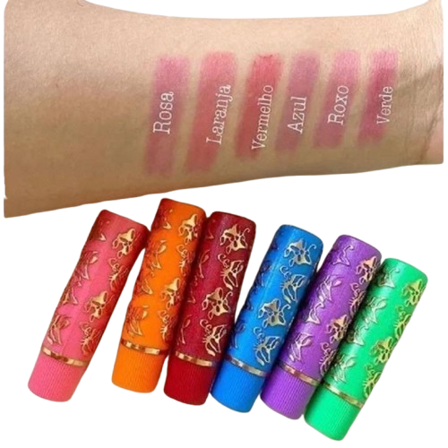 Batom Mágico 24 Horas -  6 Peças