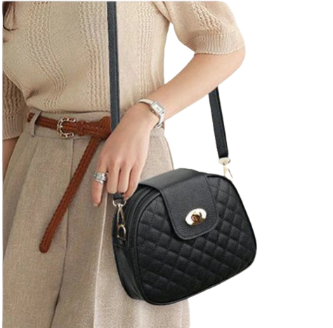 Bolsa feminina, elegante e moderna, com alças duplas