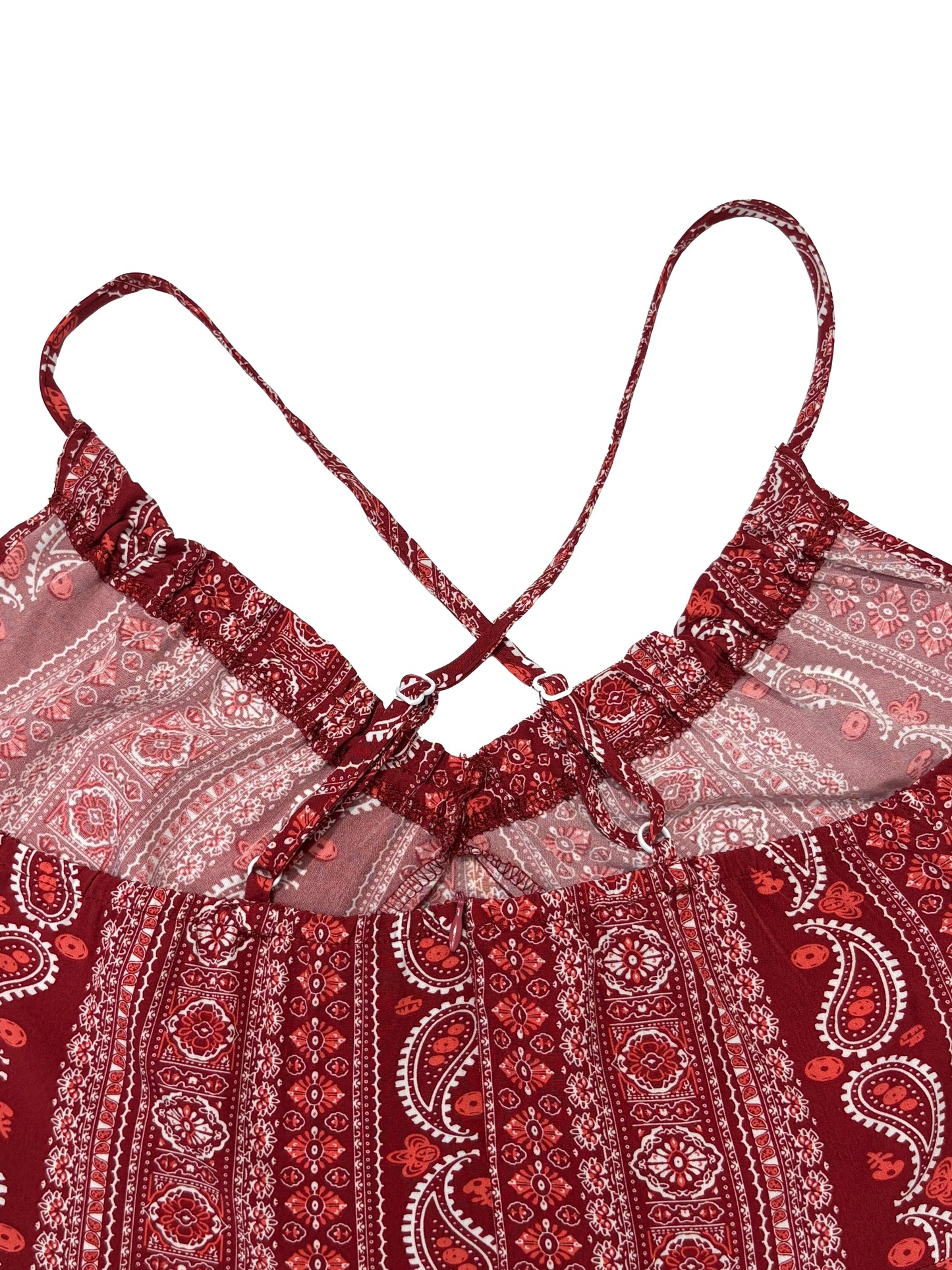 Vestido longo feminino de verão com estampa