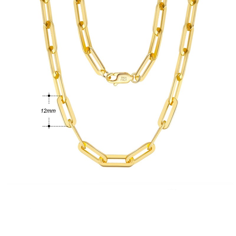 Colar grosso de elos longos