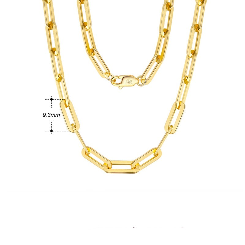 Colar grosso de elos longos